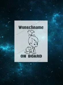 Wunschtext Baby An Bord On Board Sticker Aufkleber Fun Trend Car Auto Bebe 93 - Bild 1 von 3