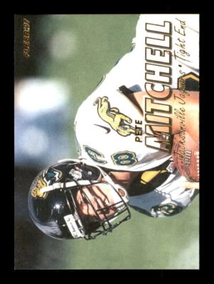 1997 Football Fleer Pete Mitchell Jacksonville Jaguars #308 - Image 1 of 2