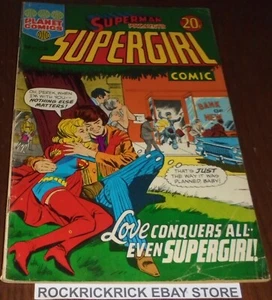 PLANET COMICS SUPERMAN PRESENTS SUPERGIRL #3 1973 AUSTRALIAN COMIC VERY RARE - Bild 1 von 3