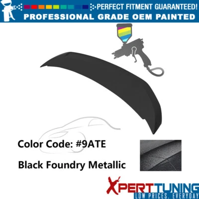 For 10-14 Ford Mustang GT500 Shelby #9ATE Black Foundry Metallic Trunk Spoiler - Image 1 of 4