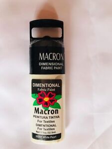 Fabric Paint  Macron Dimensional For Textile gold,sliver,ruby and many colors 