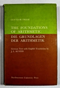 The Foundations of Arithmetic Frege 1968 HC 2nd Rev Ed. J.L. Austin Trans - Picture 1 of 9