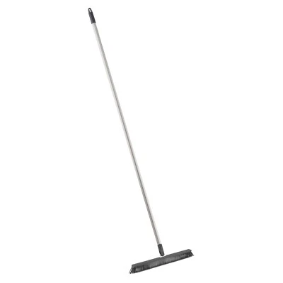 Slim Silicone Household Broom, Rubber Broom with 54" Handle - Image 1 of 4