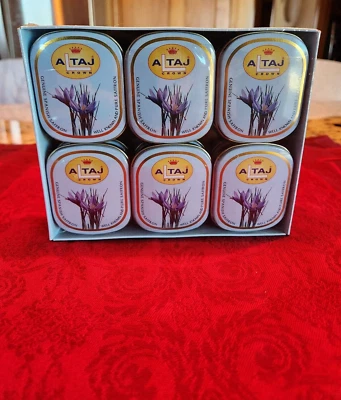 Altaj Saffron (Available in 1 Gram Tins or Pack of 12) with Free Shipping
