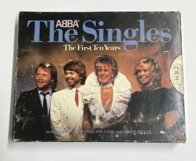 ABBA – The Singles - The First Ten Years - 2 x Cassette Epic Box Set - ABBA 4010 - Image 1 of 4