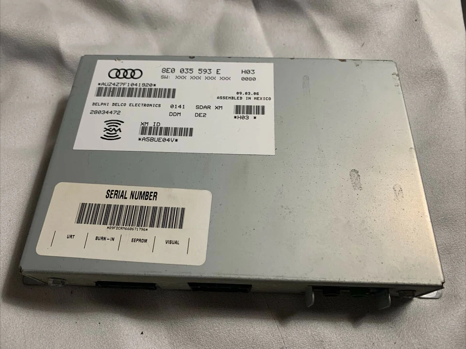 Módulo de radio control satélite 8E0035593 Audi A4 S4 Volkswagen Beetle Golf Jetta Foto 1 de 1