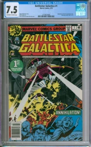 Marvel Comics Battlestar Galactica #1 CGC 7.5 - Picture 1 of 2