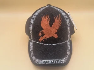 Bald Eagle Flight Embroidered Scroll Trucker Snapback BNB Hat Cap OSFM Brand New - Picture 1 of 11