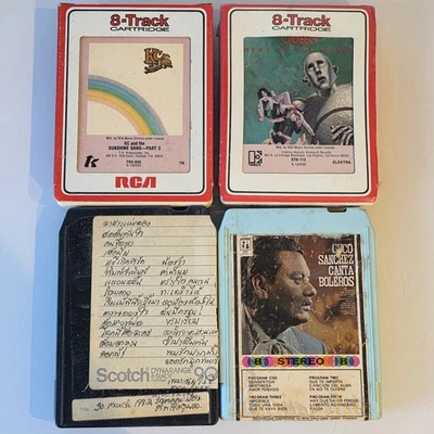 Queen News of the World Sealed 8-Track + Lot of 3 Vintage 8 Tracks KC Boleros Foto 1 de 4