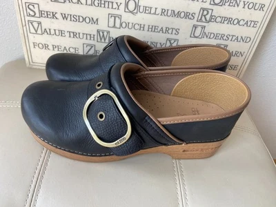 Dansko Pearson Women's Clogs, Black Tumbled, SZ 42 - Image 1 of 4