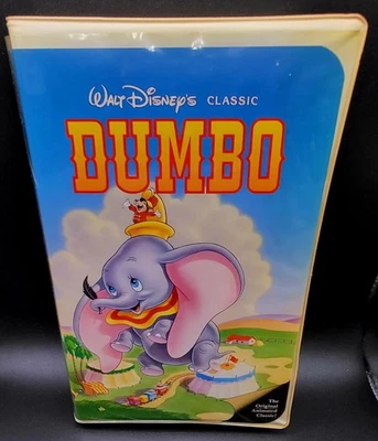 Dumbo Walt Disney Classics Black Diamond VHS Home Video - Image 1 of 3