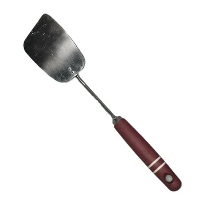 Paula Deen (PD) Spatula with Angled Turner  Red Rubber/Silicone Handle 14" long - Image 1 of 4