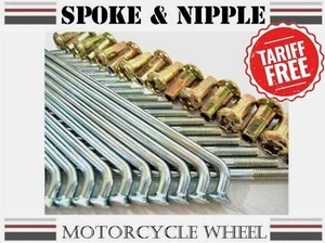 HONDA XL250 '72 73 74 75 76 XL350 '74 75 76 77 78 FRONT + REAR SPOKE 72PCS (D) - Imagen 1 de 3