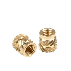 100pcs/lot M2x3.0mm Brass Insert OD3.6mm/C3604 QT Heat Staking Threaded Inser... - Picture 1 of 2