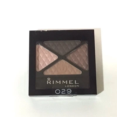 Sombra de ojos cuádruple Rimmel London Glam Eyes TÉ DE LA TARDE 029 RARA 0,148 OZ NUEVA Foto 1 de 2