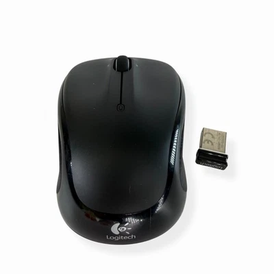 Logitech M325 Wireless Optical Mouse + 2.4 GHz USB Receiver PC/MAC Dark Silver - Image 1 of 4