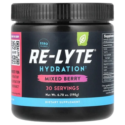 Hidratación Re-Lyte®, bayas mixtas, 6,7 oz (190 g) Foto 1 de 2