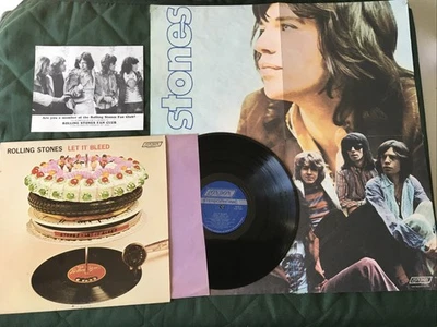 1970 ROLLING STONES LP “Let It Bleed” With Inner Slv. Poster, Fan Club Flyer - image 1 of 2