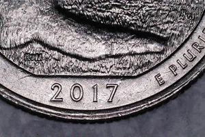 💰🇺🇸 2017 P Effigy Mounds Quarter – Double Rim Mint Error Coin - Picture 1 of 10