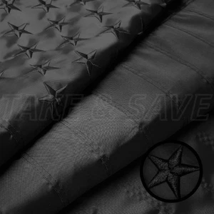 Bandera americana totalmente negra 3x5 pies bordada apagón táctico bandera negra de Estados Unidos - Imagen 1 de 7