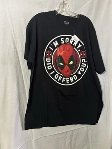 Marvel's Dead Pool Größe XL Neu mit Etikett "Es tut mir leid, habe ich dich beleidigt?" - Bild 1 von 4