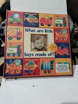 NEW & Sealed Scrapbook Photo Album What Are Little BOYS Made Of New Seasons - Image 1 of 4