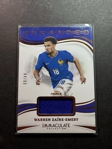 Colección Inmaculada Panini 2024-25/65 Materiales Anunciados Warren Zaire-Emery - Imagen 1 de 2