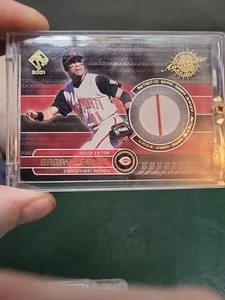 2001 Pacific Private Stock - Game-Used Gear Barry Larkin #48 Red Pin Stripe !!! - Picture 1 of 6