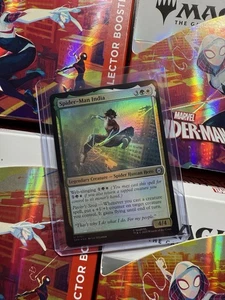 Magic the Gathering Spiderman Spider-Man India Holo , - 0151 - NM - MTG - Picture 1 of 2