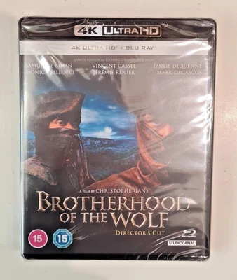 4K UHD BLU-RAY    BROTHERHOOD OF THE WOLF    BRAND NEW SEALED UK STOCK - Image 1 of 2