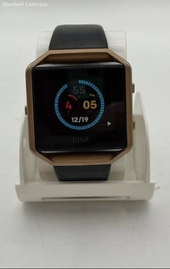 Women's FitBit Blaze Stainless Steel Smart Watch w/ Black Wristband - Photo 1 sur 5