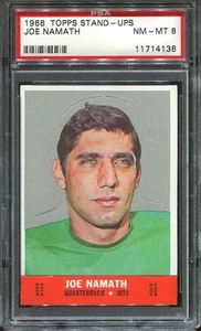 1968 Topps Stand Ups Joe Namath PSA 8 New York Jets HOF University of Alabama - Bild 1 von 1