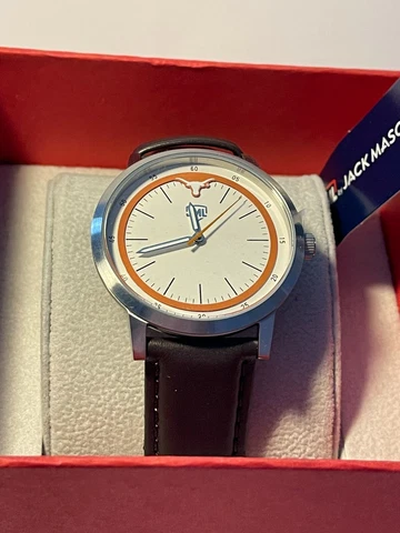 Texas Longhorns OFFICIAL NCAA Genuine Leather Watch by Jack Mason !!!NEW!!! Cover