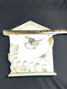 Pfaltzgraff Bird House & Dragonfly With Welcome Sign Hot Plate - Picture 1 of 8