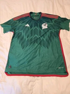 Adidas Mexico Men HomE authentic Jersey XL World Cup 2022 Qatar - Picture 1 of 8