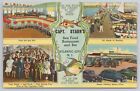 Captain Starn's Restaurant Atlantic City New Jersey Postcard Multi-View at Inlet