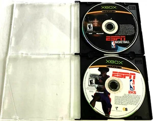 Xbox ESPN NBA 2K5 Live Und ESPN NBA Basketball Live Microsoft 2 For 1 Fun NTSC - Bild 1 von 2