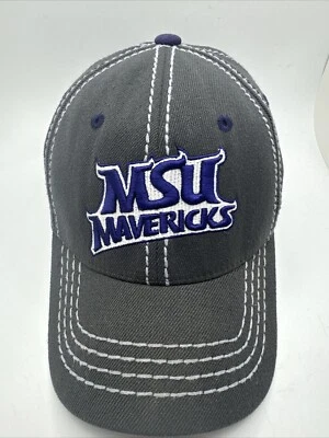 The Zephyr MSU MAVERICKS Graphics Baseball Cap Fitted Hat M/L GR61 - Image 1 of 4