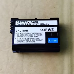 NEW Proocam Nikon EN-EL15 Compatible Battery for Nikon D7100, D600, D800, D800E - Picture 1 of 9