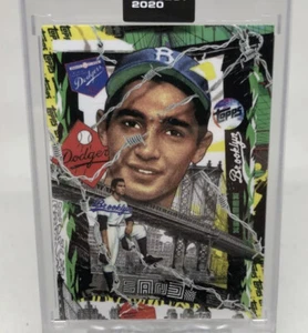 SANDY KOUFAX TOPPS PROJECT 2020 #99 BY TYSON BECK- IN HAND - Picture 1 of 4