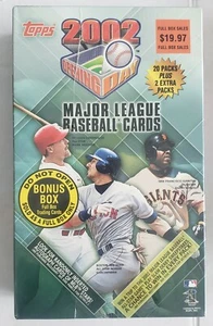 2002 TOPPS OPENING DAY MLB BASEBALL 22 PACK SEALED BOX PUJOLS ICHIRO BONDS JETER - Picture 1 of 3