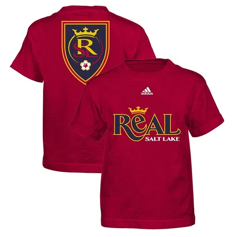 Real Salt Lake Adidas MLS Boys Maroon "Primary One" T-Shirt Cover