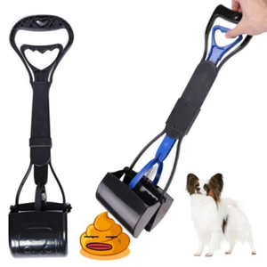 Nicht zerbrechbare Haustier Kot Abfall Pick Scooper mit Griff faltbar für kleine Hunde Katze - Bild 1 von 23
