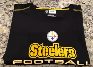 PITTSBURGH STEELERS NFL EQUIPMENT COVER TWO SHORT SLEEVE XL SHIRT NEW 100% POLY. - Picture 1 of 6