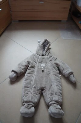 Kanz Overall, Teddyanzug, mit abnehmbaren Handschuhen und Schuhen, Gr.68 - Bild 1 von 3