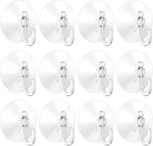 24-96 piezas Ganchos de abrigo autoadhesivos fuertes Silicona Adhesivo Herramienta colgante para paños - Imagen 1 de 2