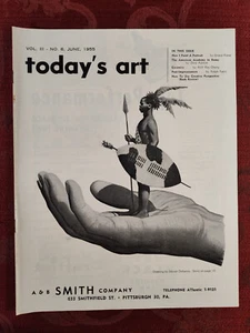TODAYs ART Magazine June 1955 Ernest Fiene Stevan Dohanos - Picture 1 of 1
