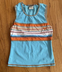 Vtg Roxy Quicksilver Women’s M Shirt Tank Colorful Surf Beach Y2K 90s USA - Picture 1 of 8