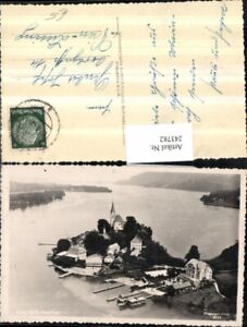 243782,Maria Wörth Totale Hotel Post Fliegeraufnahme 1944
