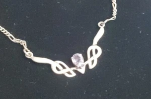 Colgante Plata Esterlina Rosa Turmalina Cosplay Renacimiento 20" Cadena - Imagen 1 de 9